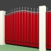 Forged fence 1800х2000. Finished construction - 2 - picture